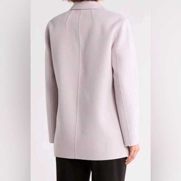 Theory Silene Wool Cashmere Short Coat Jacket Winsome Petal Pink  $595   M - Picture 2 of 8